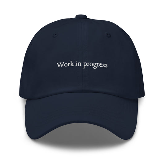 Work in progress - Dad hat